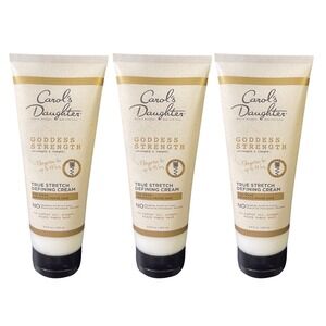 Carol's Daughter Goddess Strength True Stretch Defining Cream‎ 6.8 oz Lot of 3